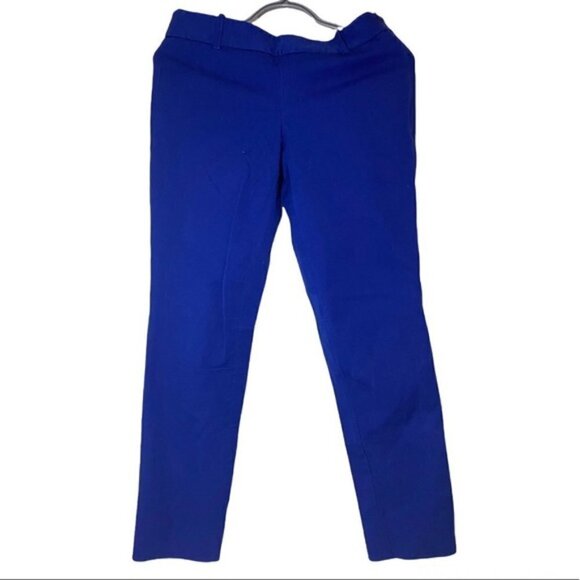 aritzia Babaton Elliot Low Rise Slim Leg Grazer in Cobalt Blue size 4 - Picture 2 of 5